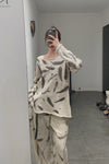 Archivio J.M.Ribot Natural stain sweater KN42/EP